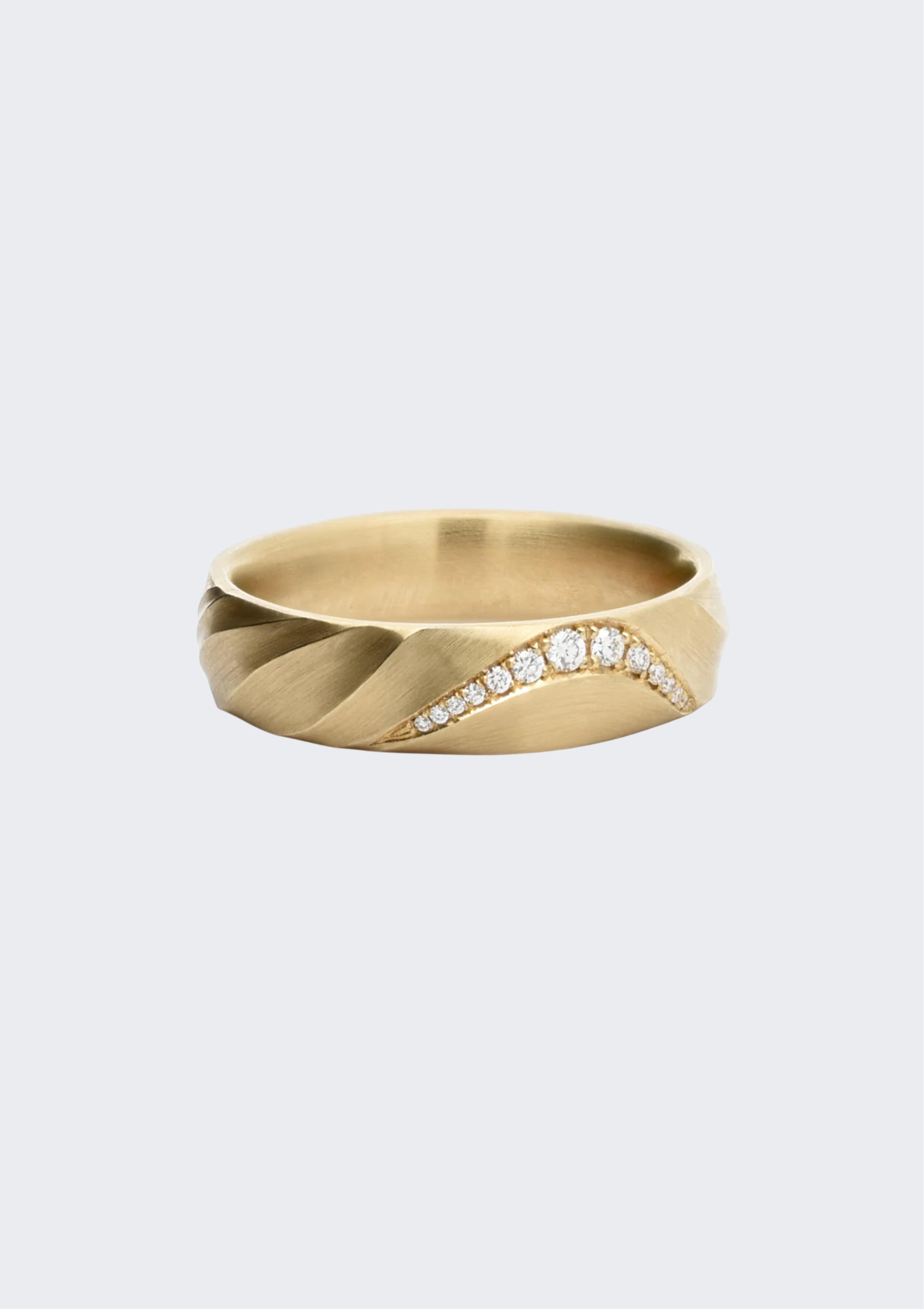 Aurora Petite Stone Gold Ring