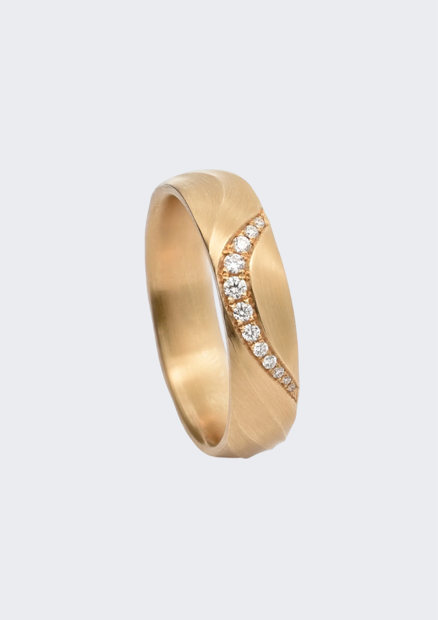 Aurora Petite Stone Gold Ring