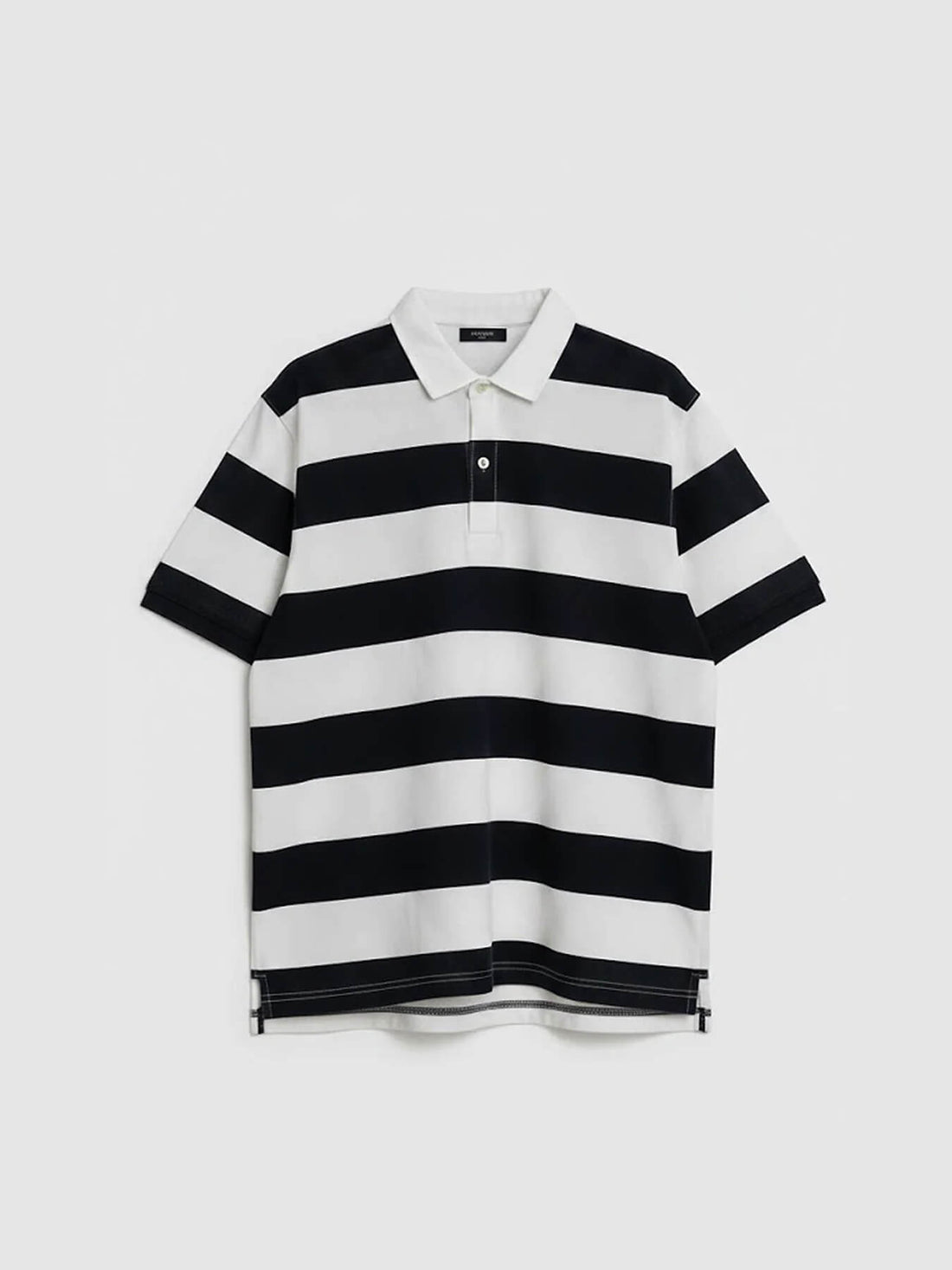Striped Black Polo Shirt