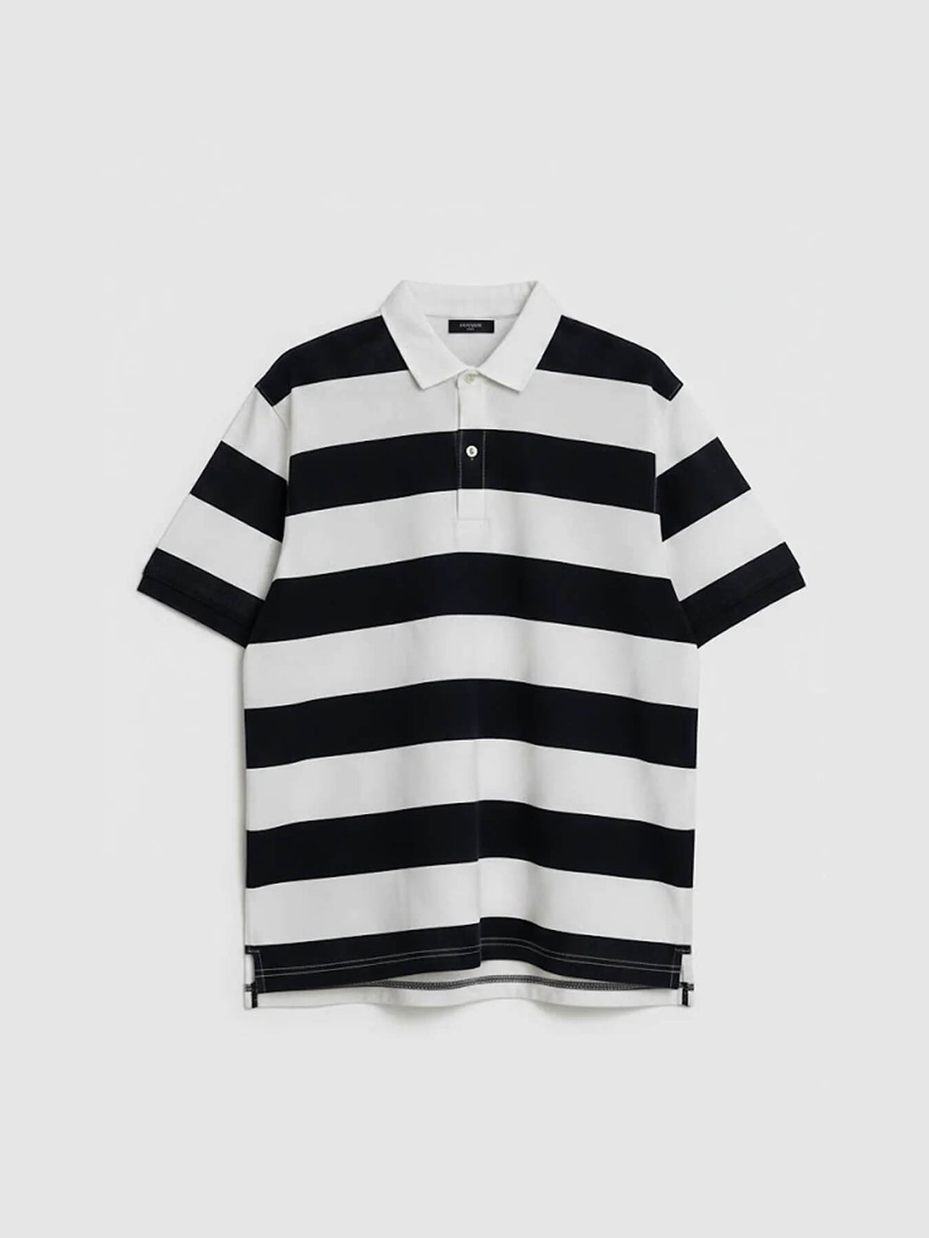 Striped Black Polo Shirt