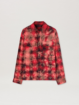 Curved Logo Checked Shirt