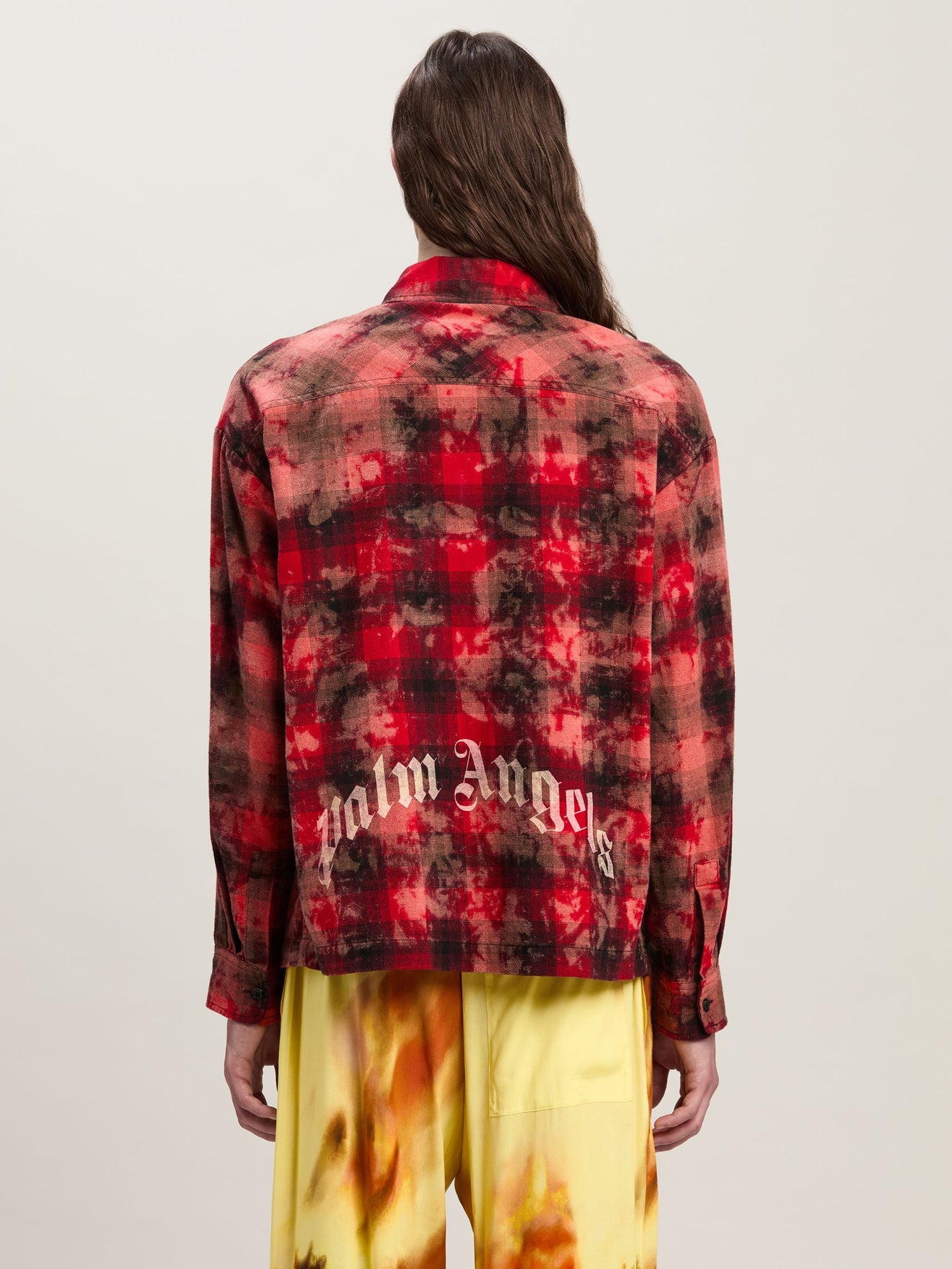 Curved Logo Checked Shirt
