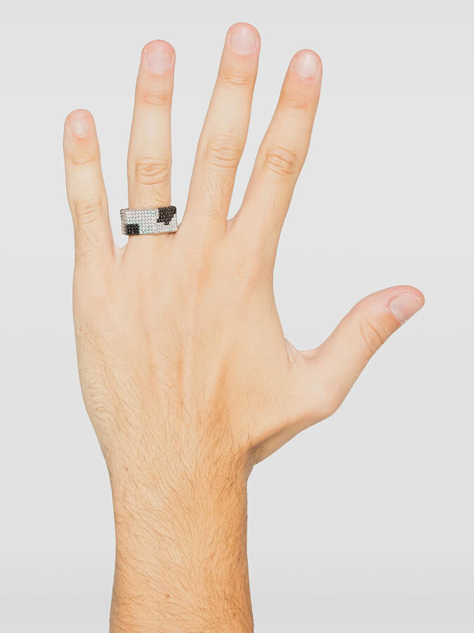 Iced Bolt Ring