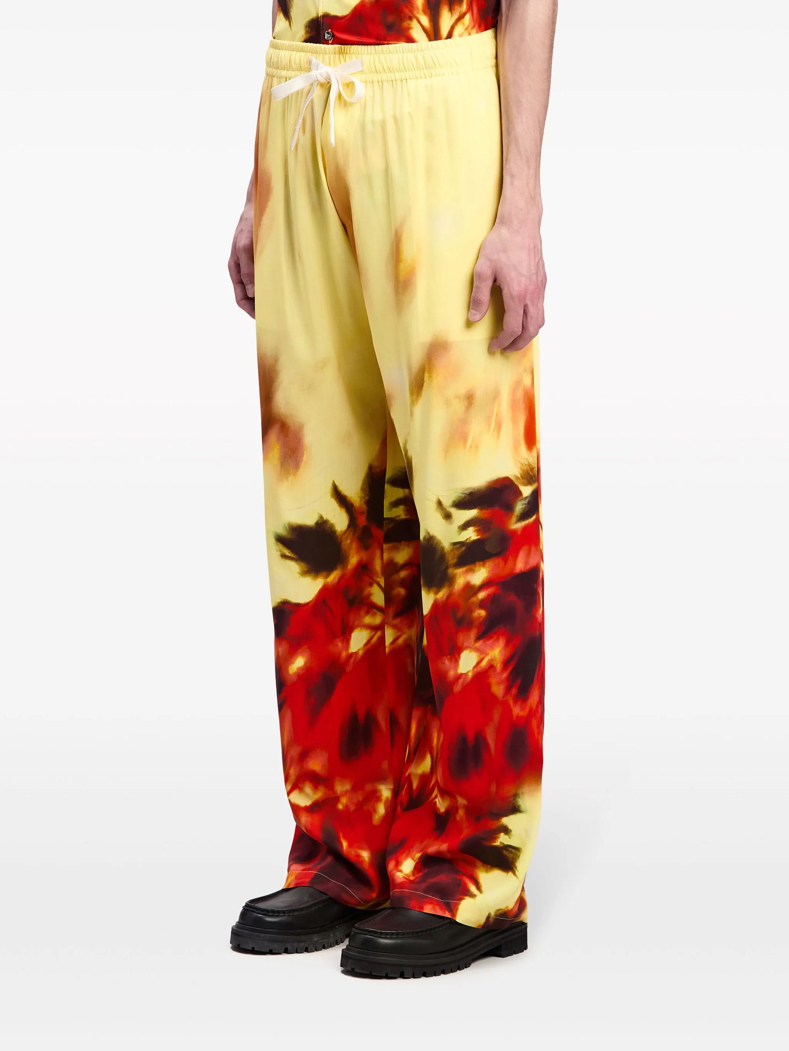 Palm On Fire Cozy Pants
