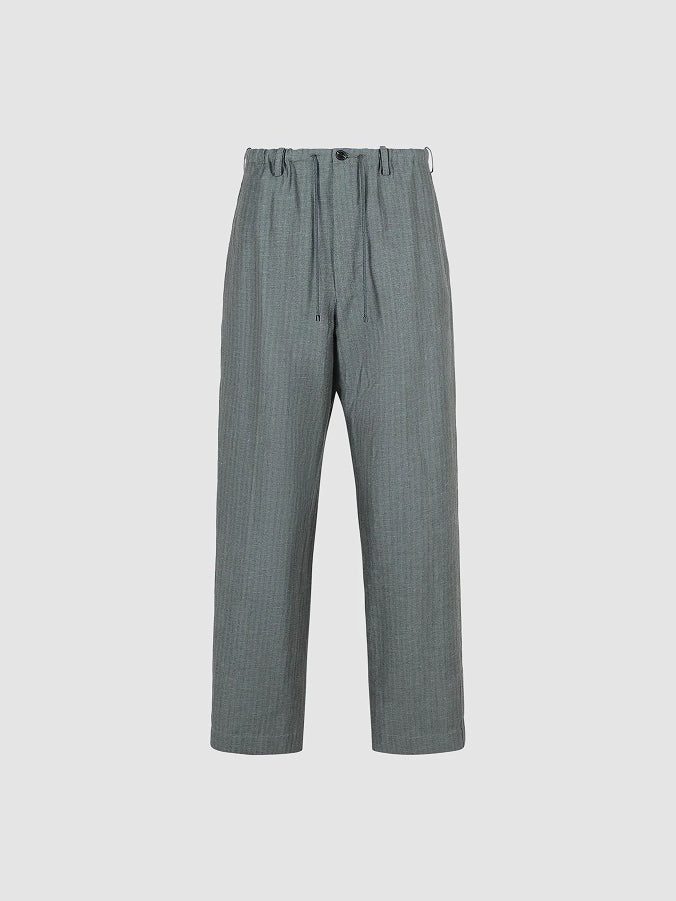 Grey Linen Blend Pants