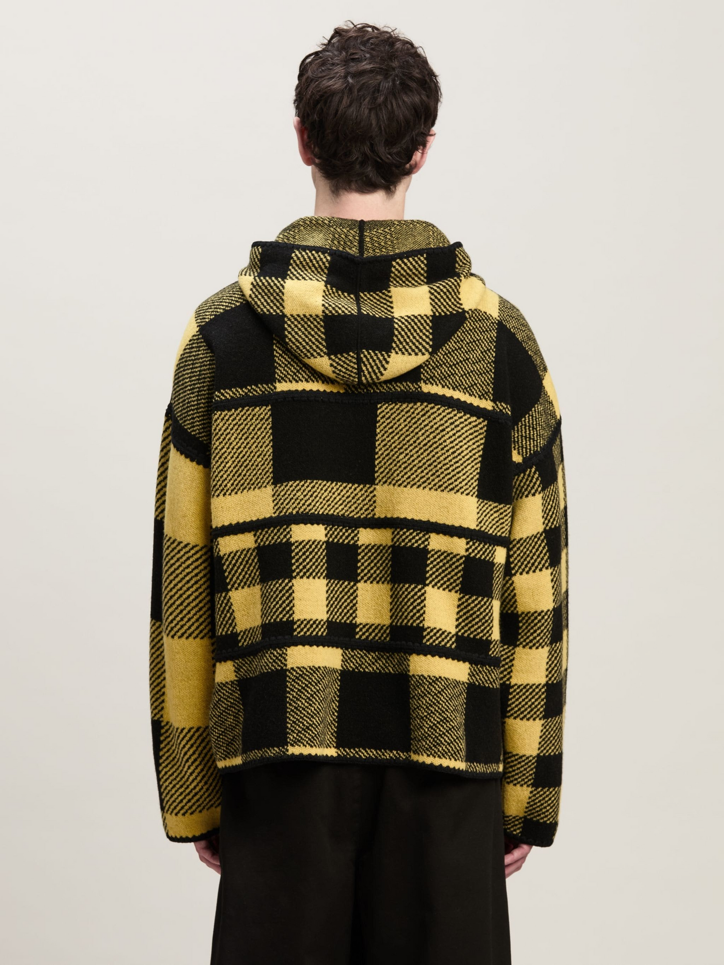 Monogram Tartan Knit Hoody