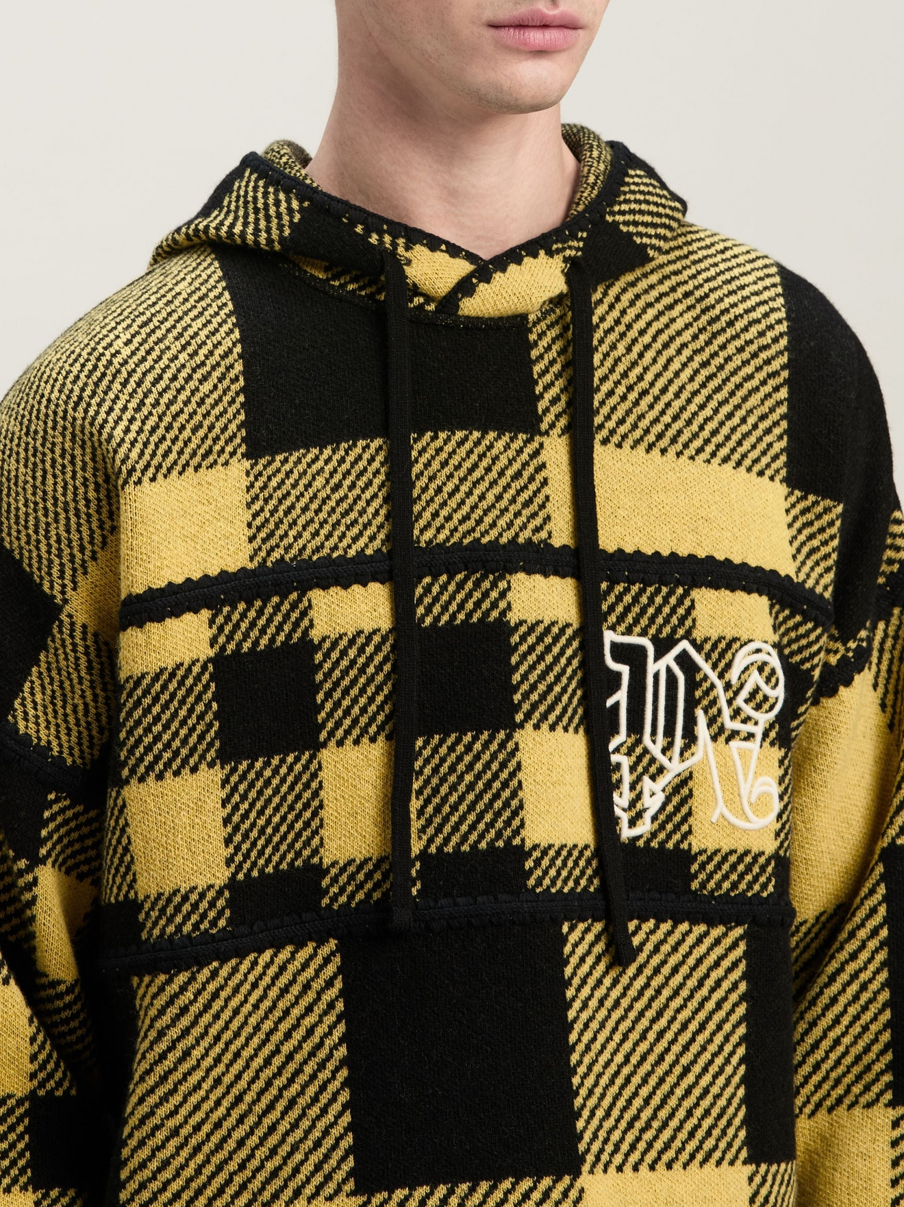 Monogram Tartan Knit Hoody