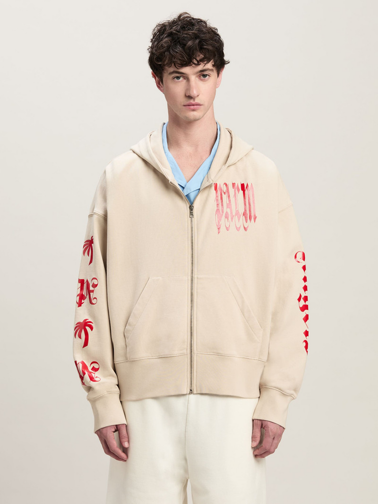 Logo Vertigo Zipped Hoodie
