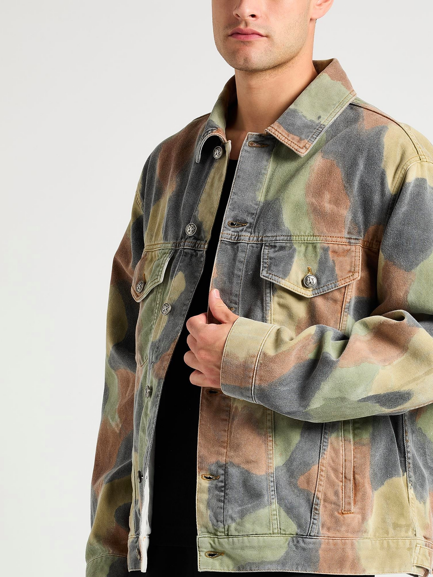 Camouflage Denim Jacket