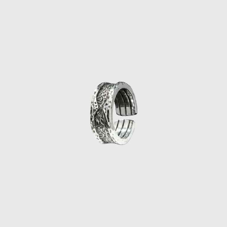 Forest Line Silver Band
