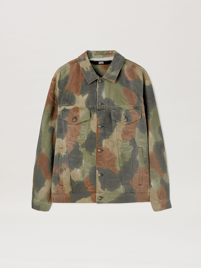 Camouflage Denim Jacket