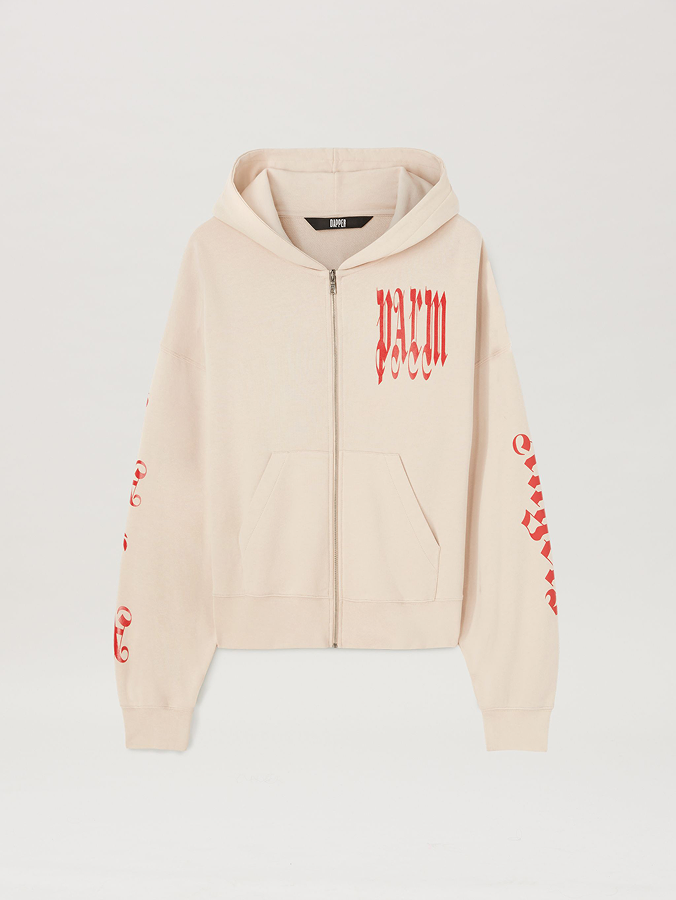 Logo Vertigo Zipped Hoodie
